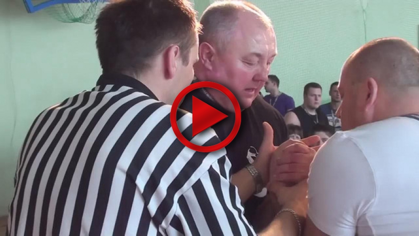 Polish National Armwrestling Championships 2011   left  - Stanislaw Gralak # Armbets.tv # фкьиуеыюем